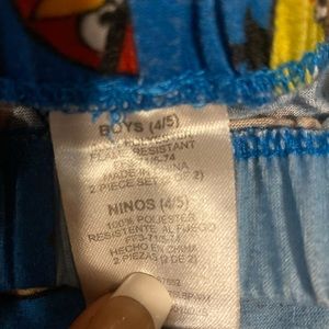 Angry birds pajamas bottoms size 4/5